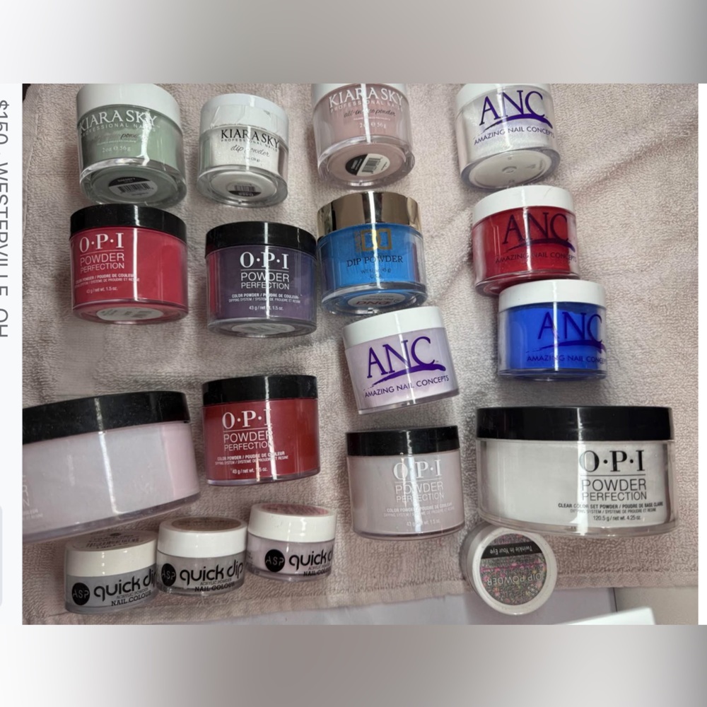 Assorted Nail Dip Powder Multiple Colors